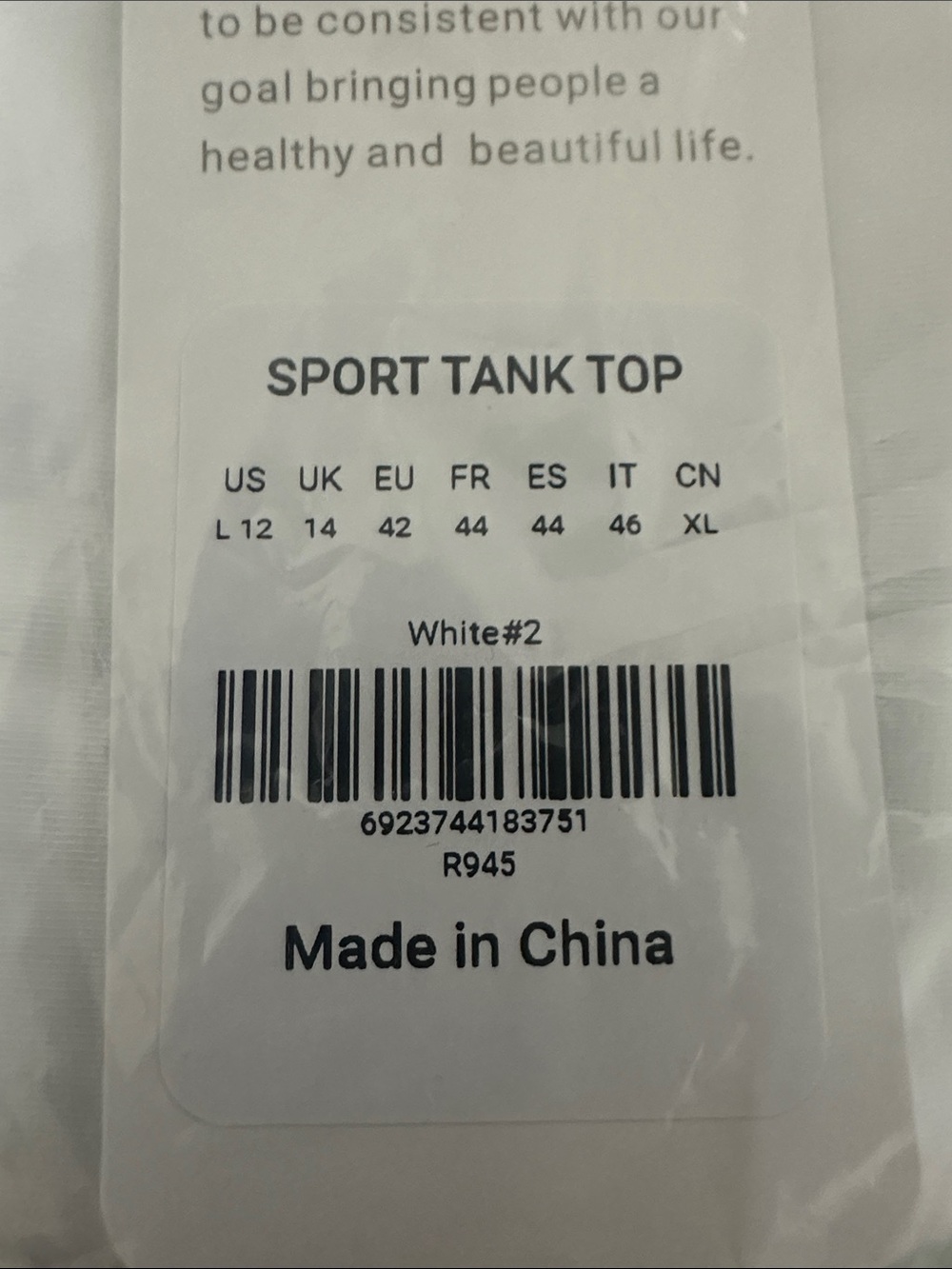 Quick Dry Crop Racerback Tank - Picture 5 of 5